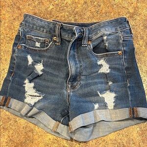 Aeropostale Distressed Denim Shorts